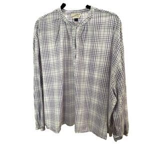 Universal Thread Purple/White Plaid Top - Size XXL (EUC)